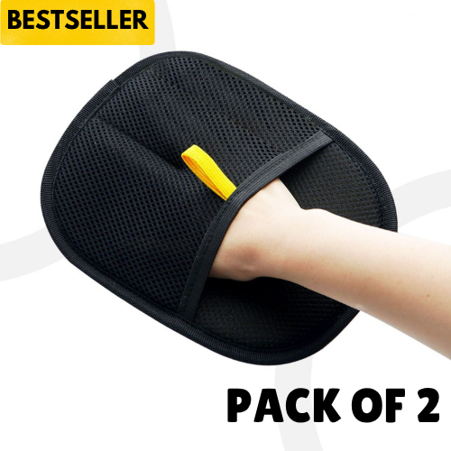 Pet Hair Removal Glove for Sofa, Bed & Clothes (Reusable & Washable)